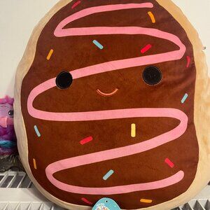 Squishmallow 24" DEJA Donut Chocolate Frosted Sprinkle Plush Toy